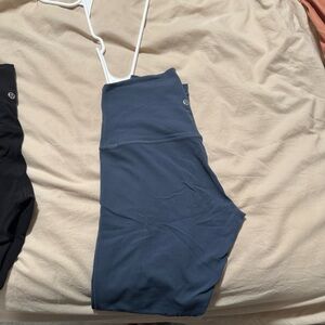 lululemon align high-rise pant 25” size 6, iron blue